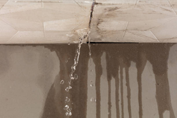 Professional Burst Pipe Cleanup technician working in Weir, TX